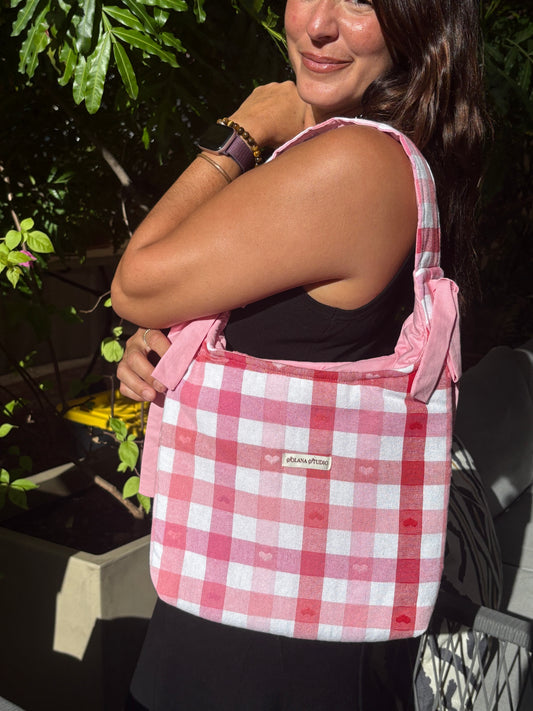 Bubblegum Pink Shoulder Bag