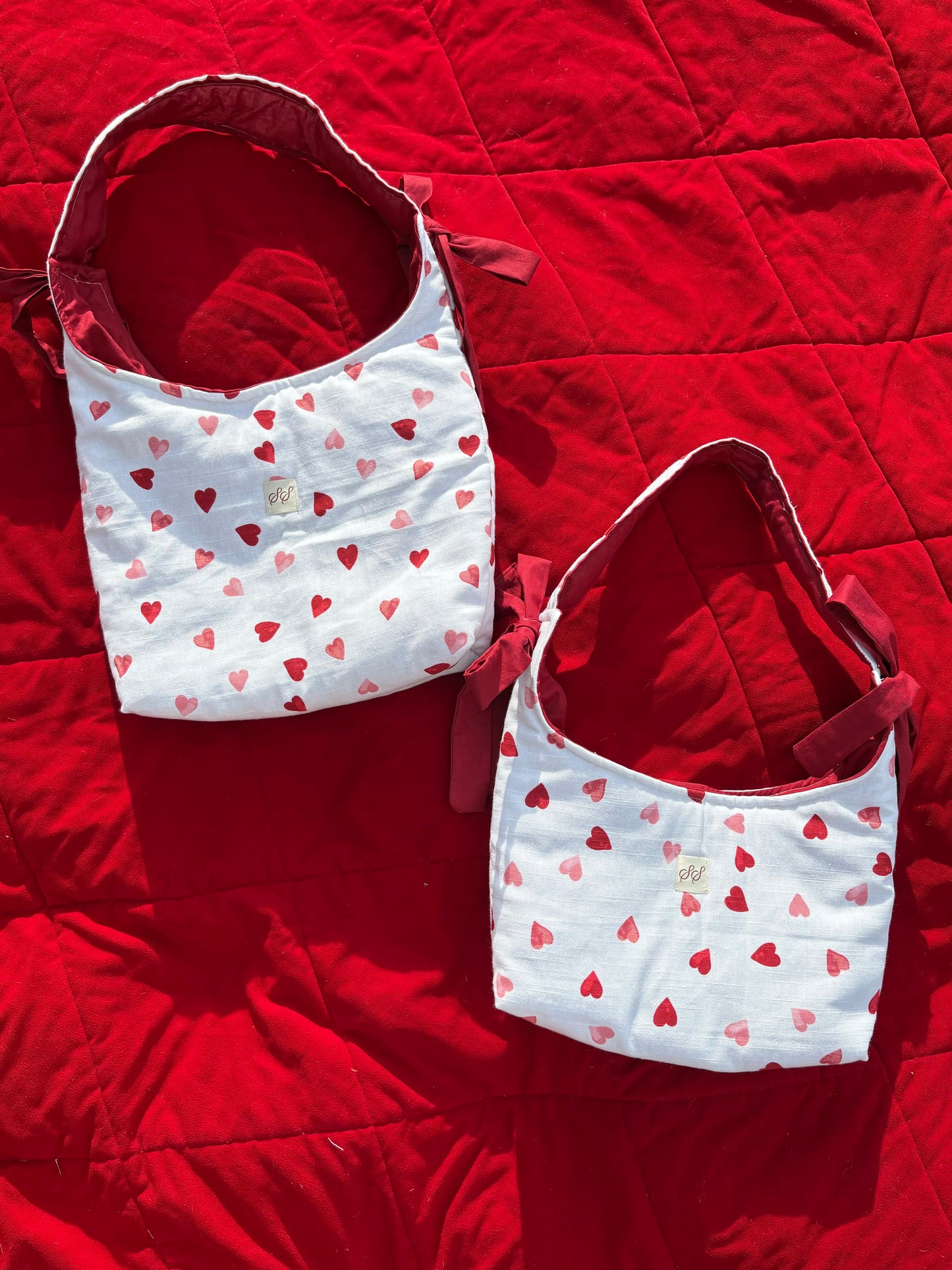 lucky in love bow bag